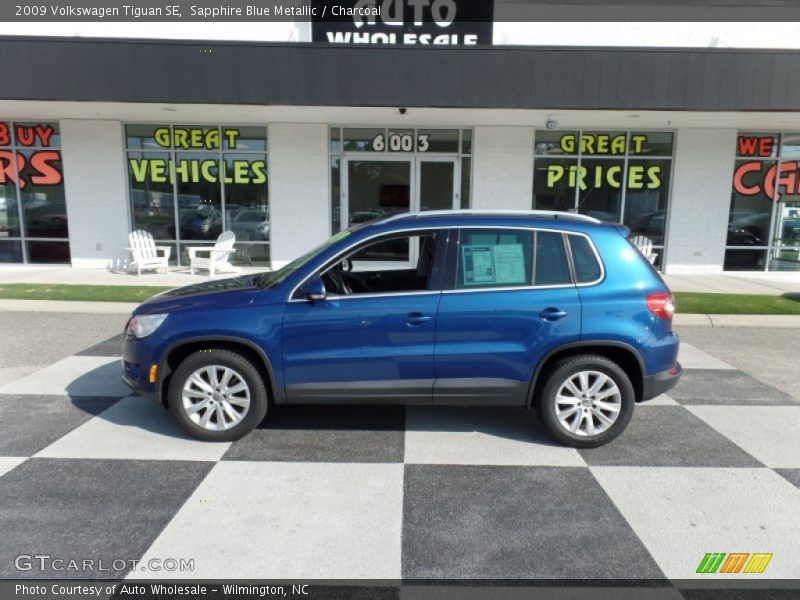 Sapphire Blue Metallic / Charcoal 2009 Volkswagen Tiguan SE