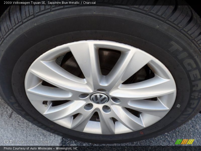 Sapphire Blue Metallic / Charcoal 2009 Volkswagen Tiguan SE
