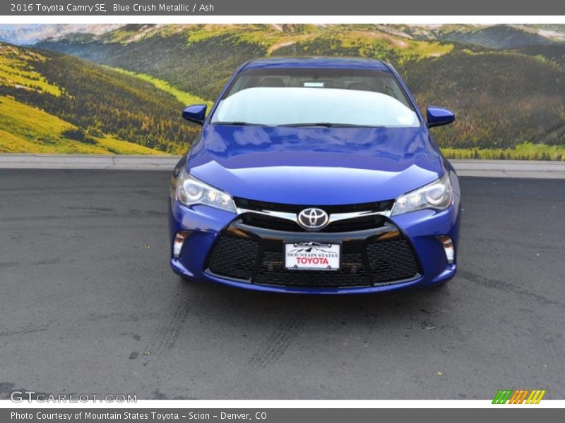 Blue Crush Metallic / Ash 2016 Toyota Camry SE