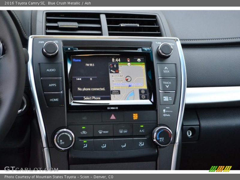 Blue Crush Metallic / Ash 2016 Toyota Camry SE