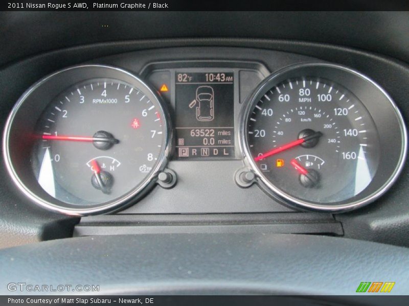 Platinum Graphite / Black 2011 Nissan Rogue S AWD