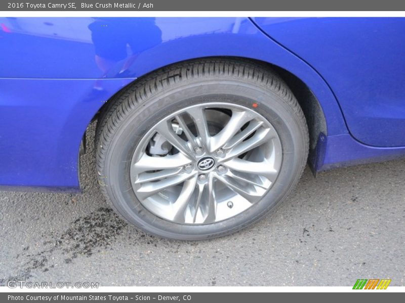 Blue Crush Metallic / Ash 2016 Toyota Camry SE