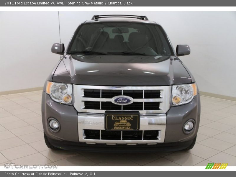Sterling Grey Metallic / Charcoal Black 2011 Ford Escape Limited V6 4WD