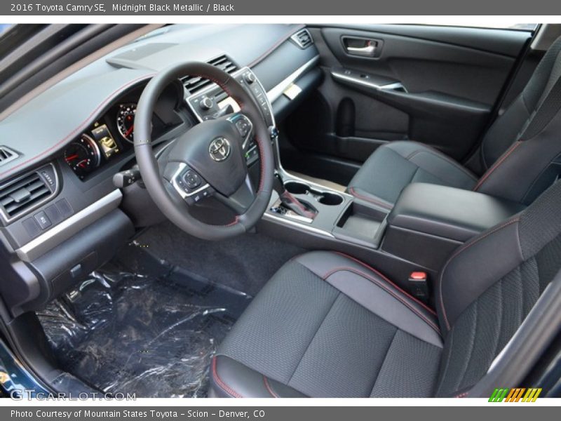  2016 Camry SE Black Interior