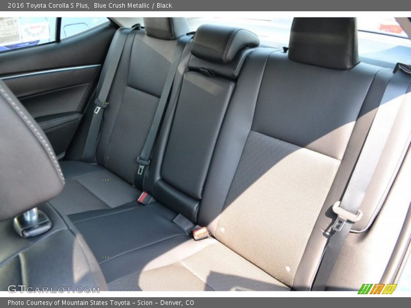 Rear Seat of 2016 Corolla S Plus