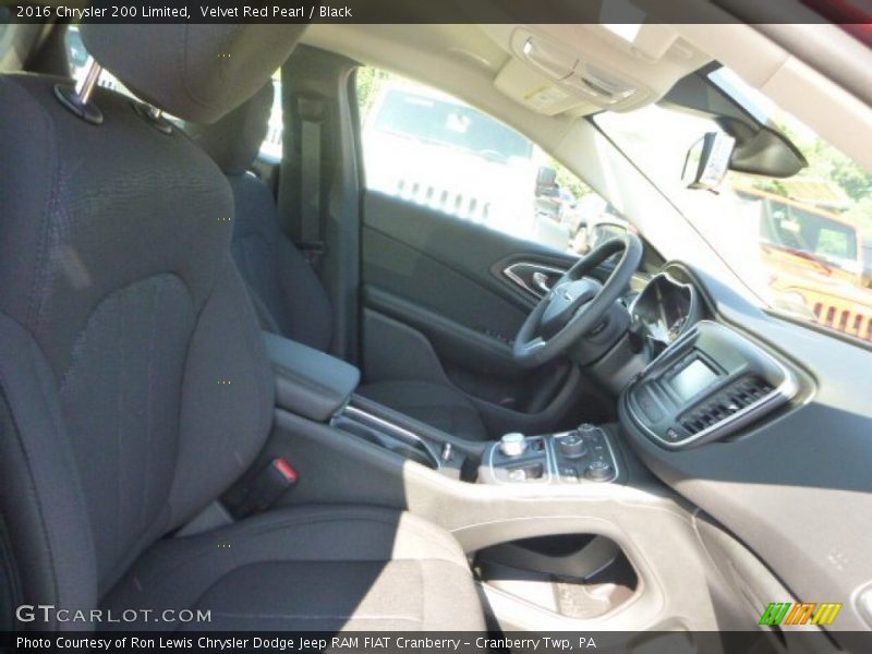 Velvet Red Pearl / Black 2016 Chrysler 200 Limited