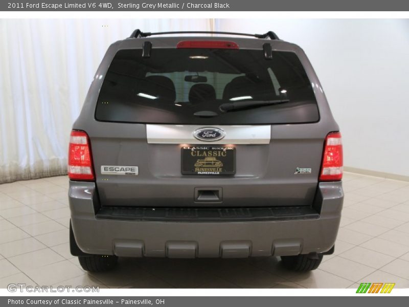 Sterling Grey Metallic / Charcoal Black 2011 Ford Escape Limited V6 4WD