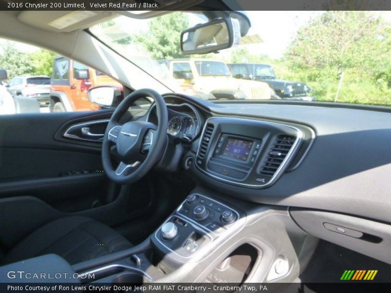 Velvet Red Pearl / Black 2016 Chrysler 200 Limited