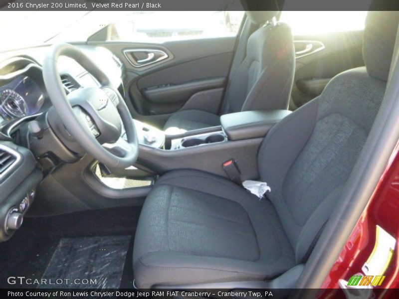 Velvet Red Pearl / Black 2016 Chrysler 200 Limited
