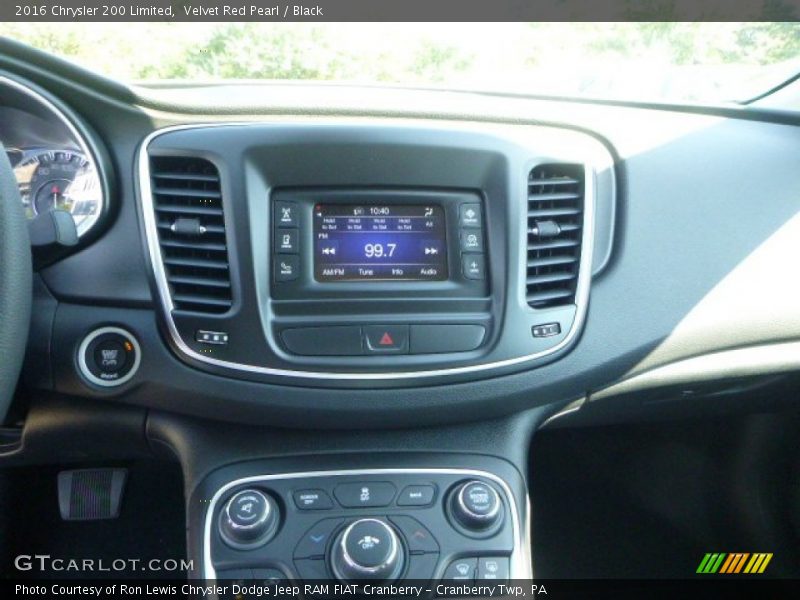Velvet Red Pearl / Black 2016 Chrysler 200 Limited