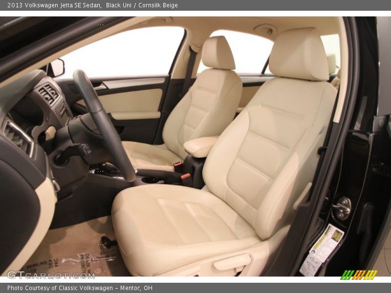 Black Uni / Cornsilk Beige 2013 Volkswagen Jetta SE Sedan