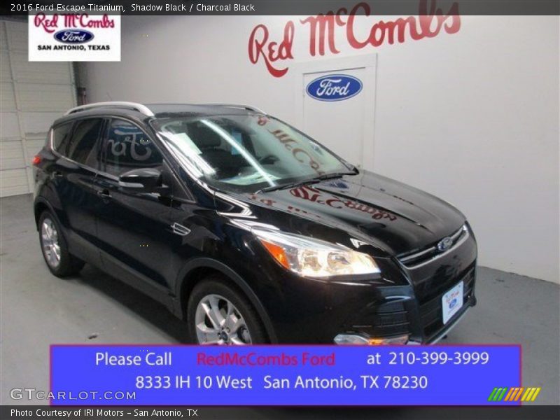 Shadow Black / Charcoal Black 2016 Ford Escape Titanium