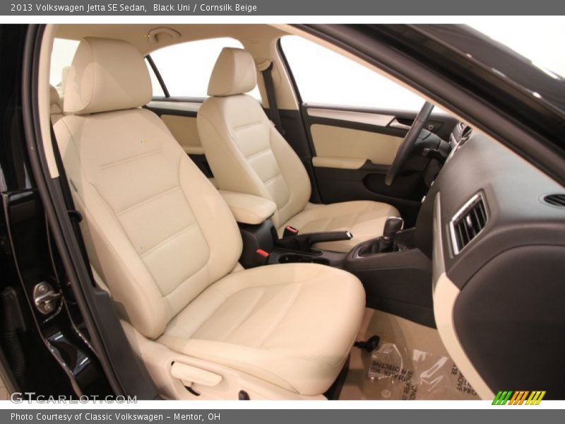Black Uni / Cornsilk Beige 2013 Volkswagen Jetta SE Sedan