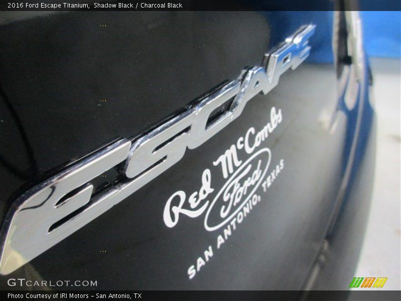 Shadow Black / Charcoal Black 2016 Ford Escape Titanium