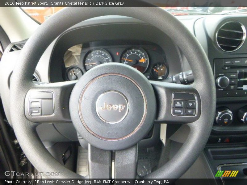Granite Crystal Metallic / Dark Slate Gray 2016 Jeep Patriot Sport