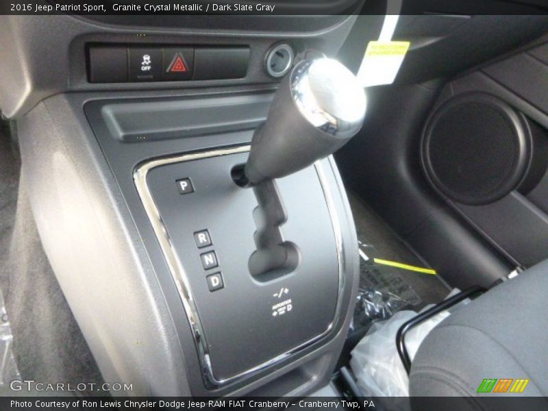 Granite Crystal Metallic / Dark Slate Gray 2016 Jeep Patriot Sport