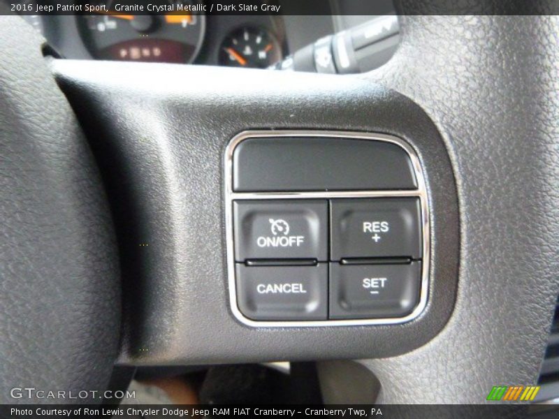 Granite Crystal Metallic / Dark Slate Gray 2016 Jeep Patriot Sport