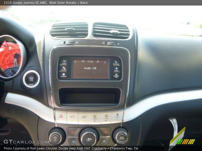 Billet Silver Metallic / Black 2016 Dodge Journey SE AWD