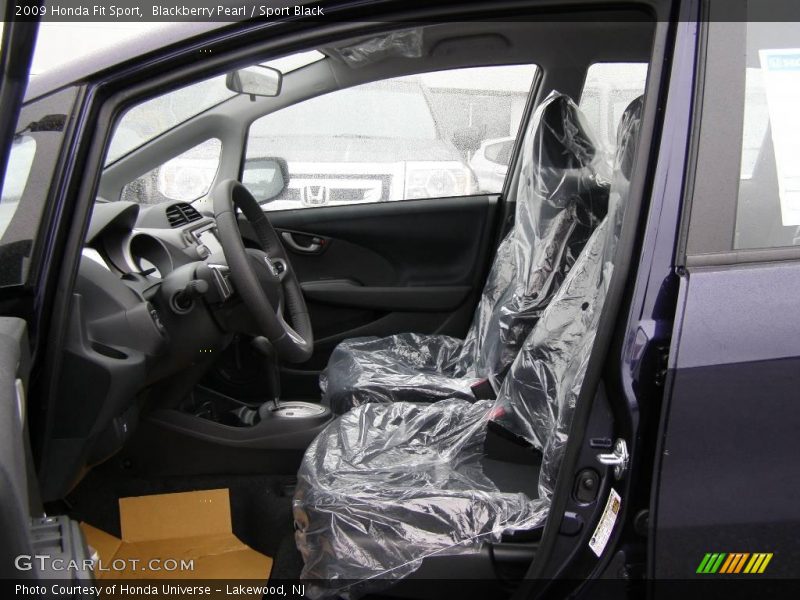 Blackberry Pearl / Sport Black 2009 Honda Fit Sport