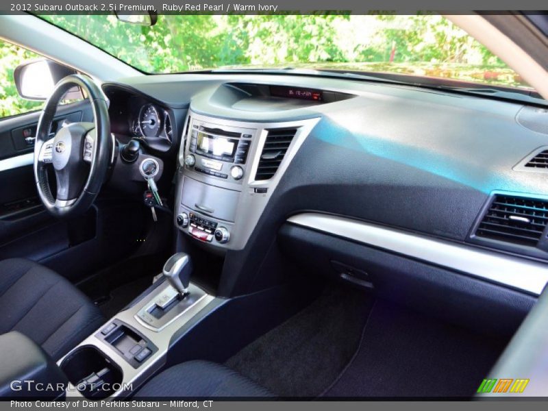 Ruby Red Pearl / Warm Ivory 2012 Subaru Outback 2.5i Premium