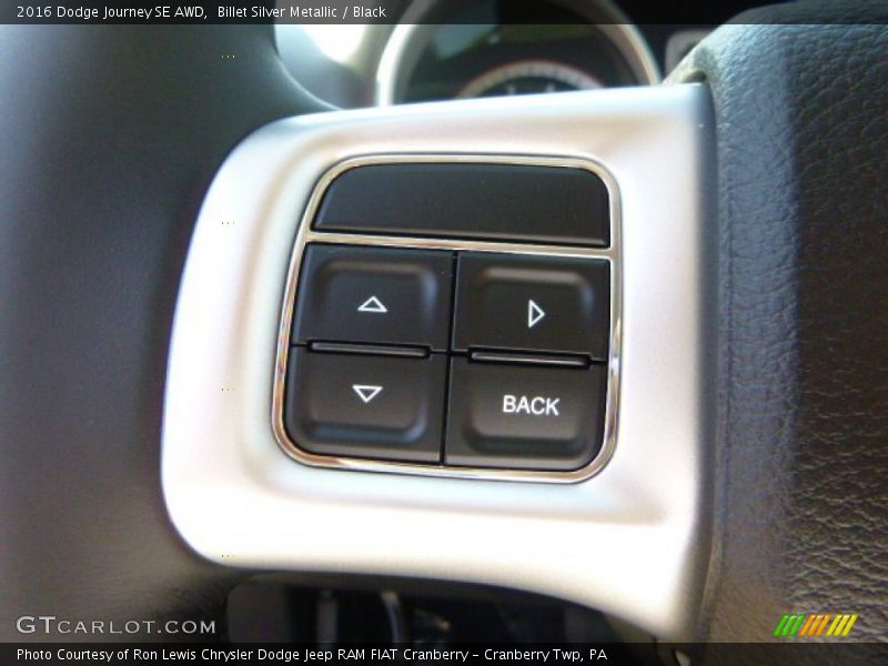Billet Silver Metallic / Black 2016 Dodge Journey SE AWD