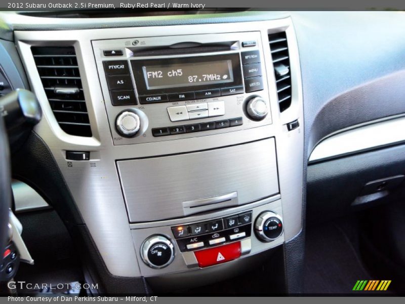 Ruby Red Pearl / Warm Ivory 2012 Subaru Outback 2.5i Premium