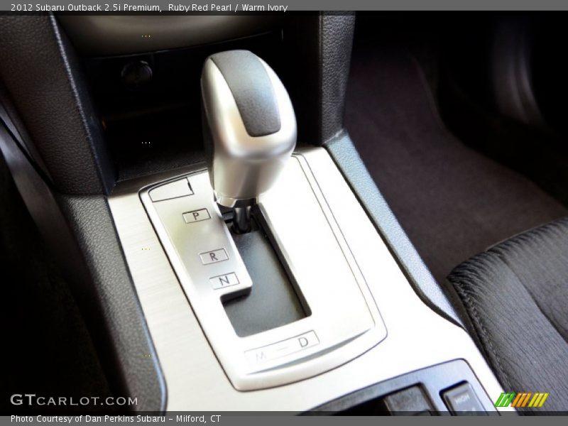 Ruby Red Pearl / Warm Ivory 2012 Subaru Outback 2.5i Premium