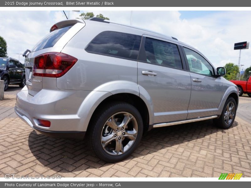 Billet Silver Metallic / Black 2015 Dodge Journey Crossroad