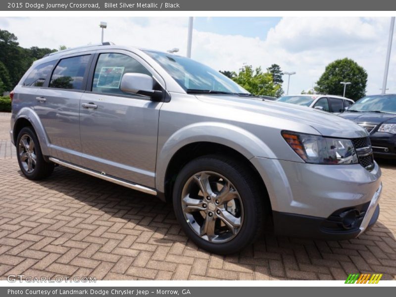 Billet Silver Metallic / Black 2015 Dodge Journey Crossroad