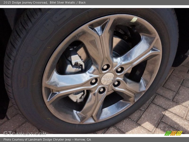 Billet Silver Metallic / Black 2015 Dodge Journey Crossroad
