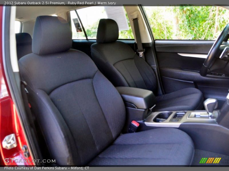 Ruby Red Pearl / Warm Ivory 2012 Subaru Outback 2.5i Premium