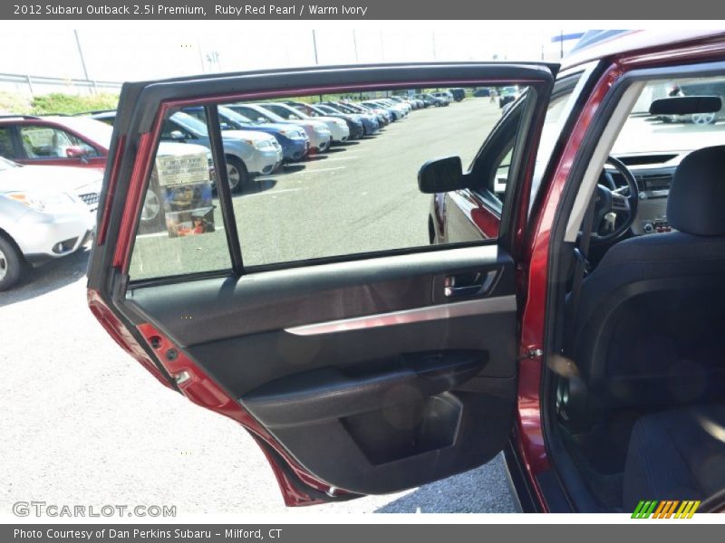 Ruby Red Pearl / Warm Ivory 2012 Subaru Outback 2.5i Premium