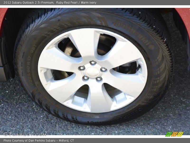 Ruby Red Pearl / Warm Ivory 2012 Subaru Outback 2.5i Premium