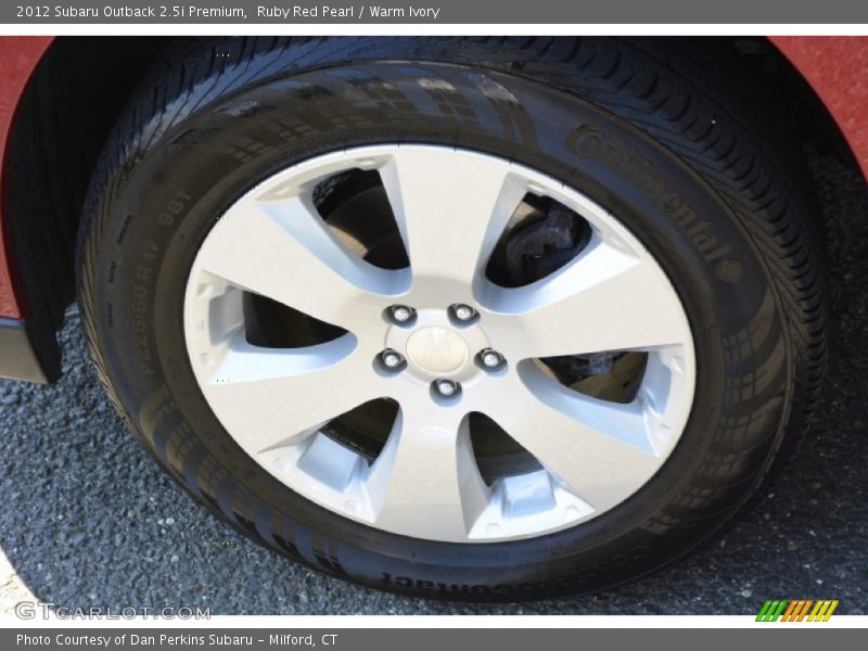 Ruby Red Pearl / Warm Ivory 2012 Subaru Outback 2.5i Premium