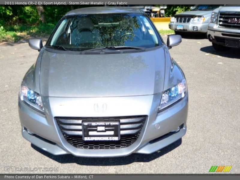 Storm Silver Metallic / Gray Fabric 2011 Honda CR-Z EX Sport Hybrid