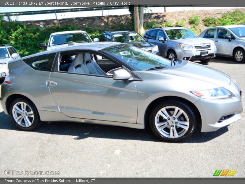 Storm Silver Metallic / Gray Fabric 2011 Honda CR-Z EX Sport Hybrid