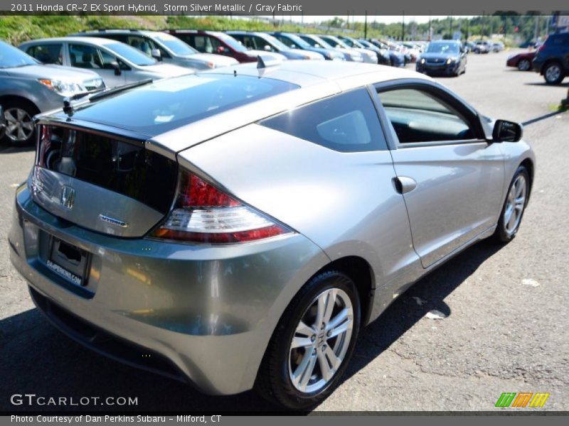 Storm Silver Metallic / Gray Fabric 2011 Honda CR-Z EX Sport Hybrid
