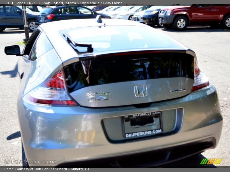 Storm Silver Metallic / Gray Fabric 2011 Honda CR-Z EX Sport Hybrid