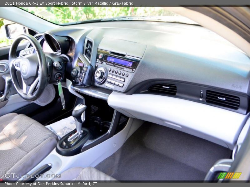 Storm Silver Metallic / Gray Fabric 2011 Honda CR-Z EX Sport Hybrid