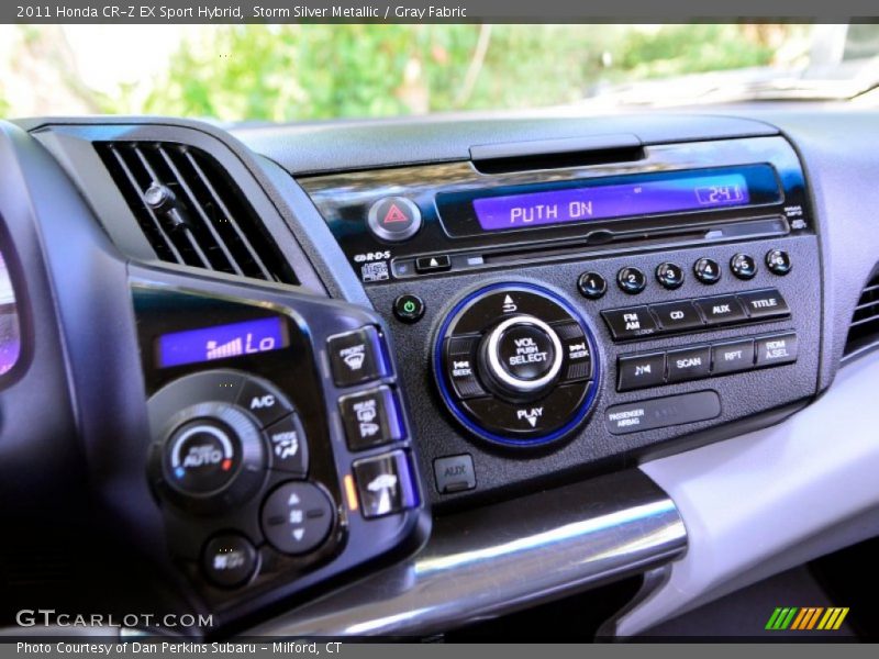Storm Silver Metallic / Gray Fabric 2011 Honda CR-Z EX Sport Hybrid