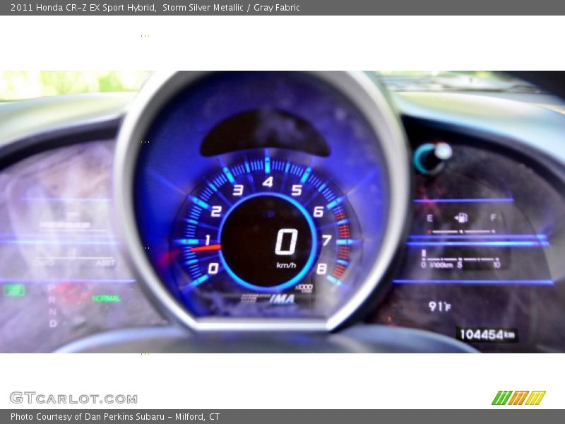 Storm Silver Metallic / Gray Fabric 2011 Honda CR-Z EX Sport Hybrid
