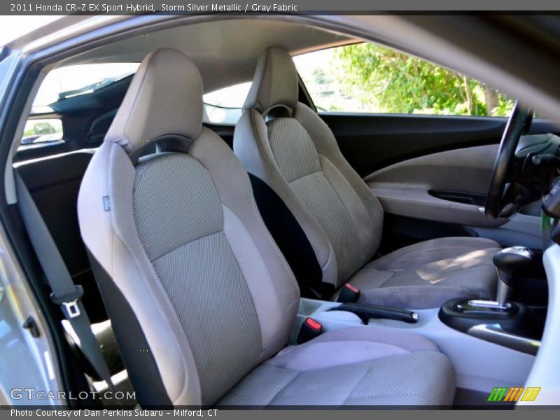 Storm Silver Metallic / Gray Fabric 2011 Honda CR-Z EX Sport Hybrid