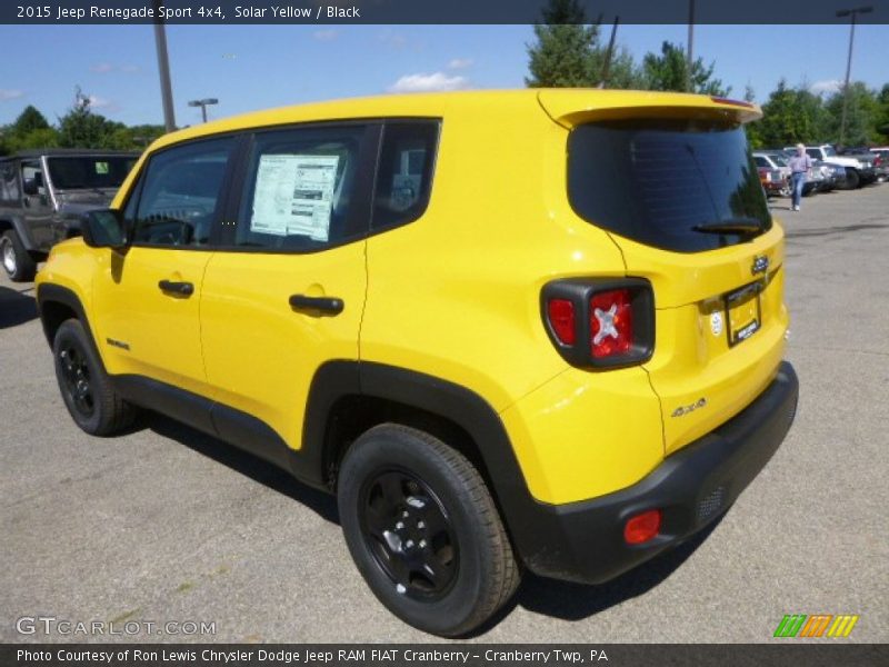 Solar Yellow / Black 2015 Jeep Renegade Sport 4x4