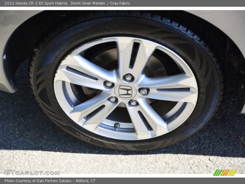 Storm Silver Metallic / Gray Fabric 2011 Honda CR-Z EX Sport Hybrid