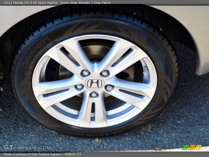 Storm Silver Metallic / Gray Fabric 2011 Honda CR-Z EX Sport Hybrid