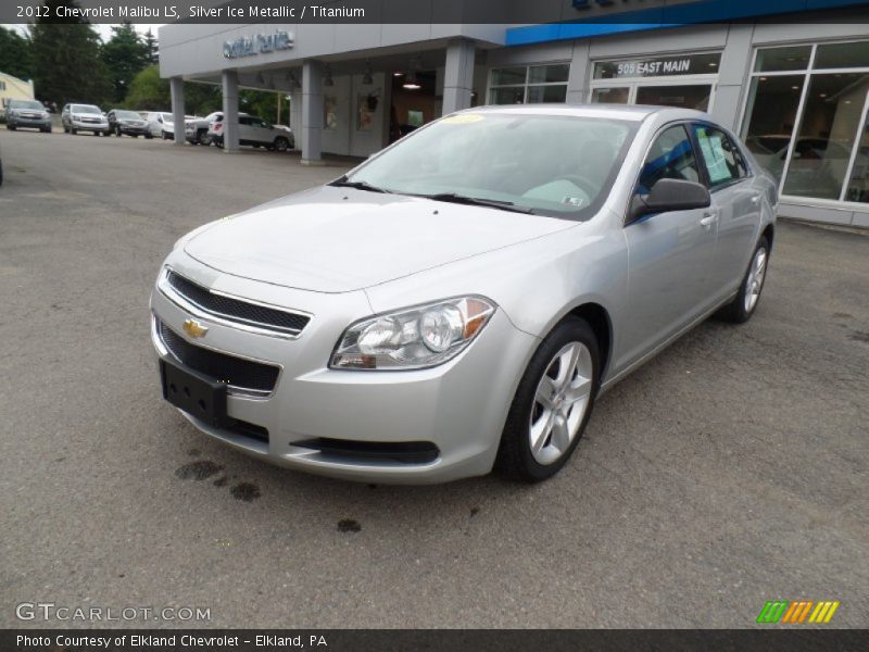 Silver Ice Metallic / Titanium 2012 Chevrolet Malibu LS