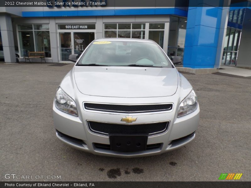 Silver Ice Metallic / Titanium 2012 Chevrolet Malibu LS