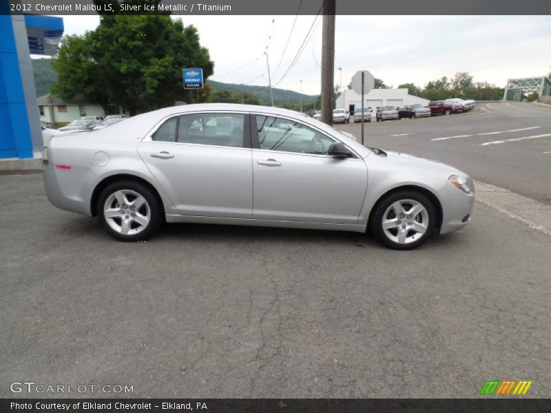 Silver Ice Metallic / Titanium 2012 Chevrolet Malibu LS