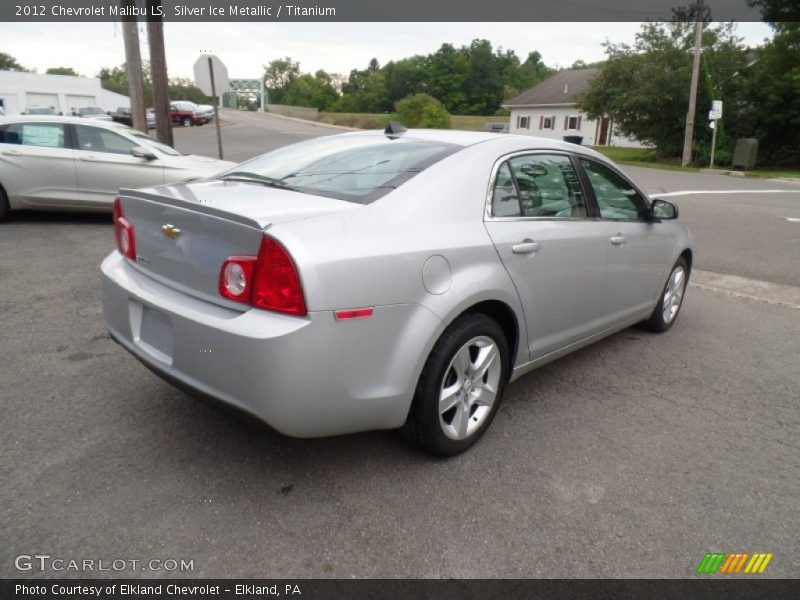 Silver Ice Metallic / Titanium 2012 Chevrolet Malibu LS