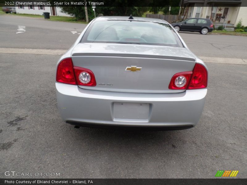 Silver Ice Metallic / Titanium 2012 Chevrolet Malibu LS